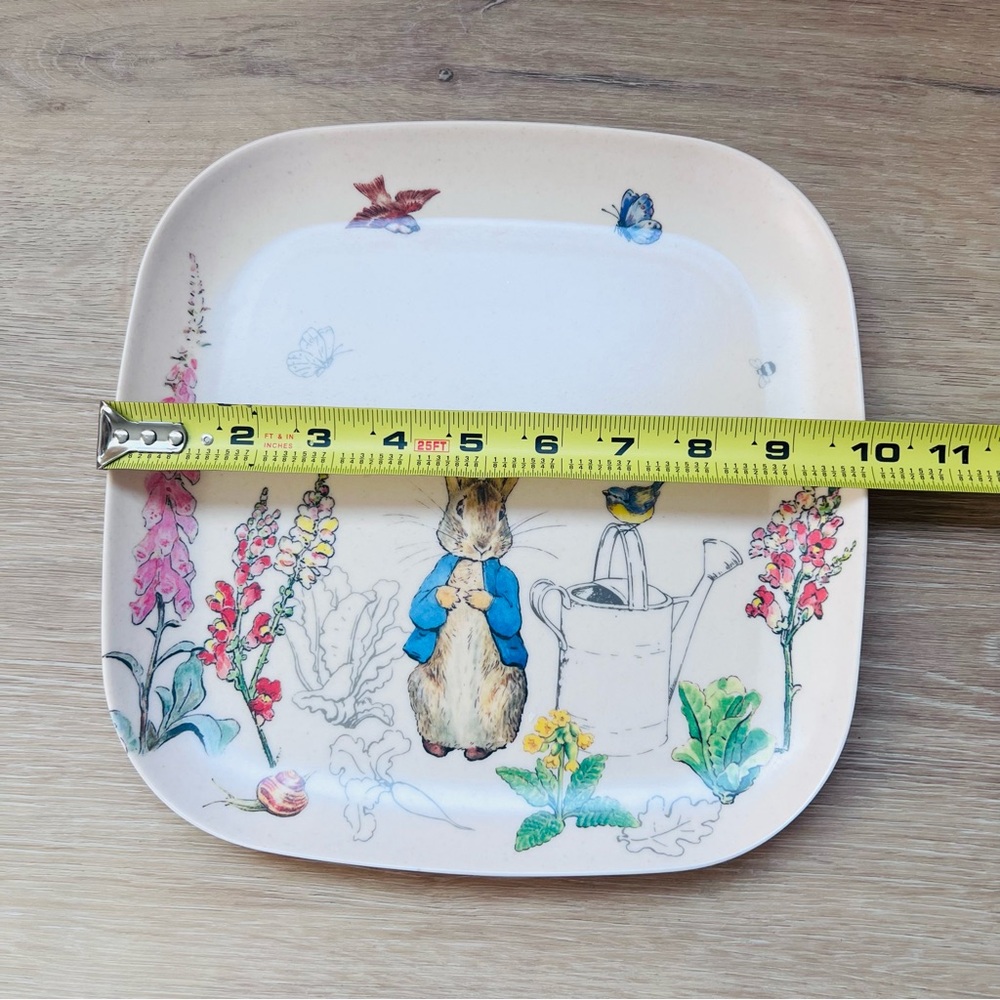 Beatrix Potter Peter Rabbit Set of 8 Plates Bamboo Fibre Easter - SEE NOTES - Picture 11 of 11